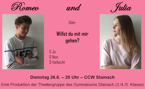 Plakat Romeo und Julia
