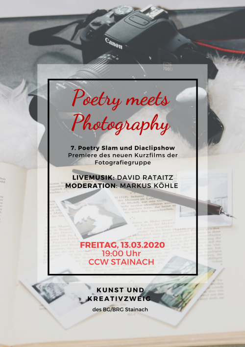 Poetry Slam Plakat 2020